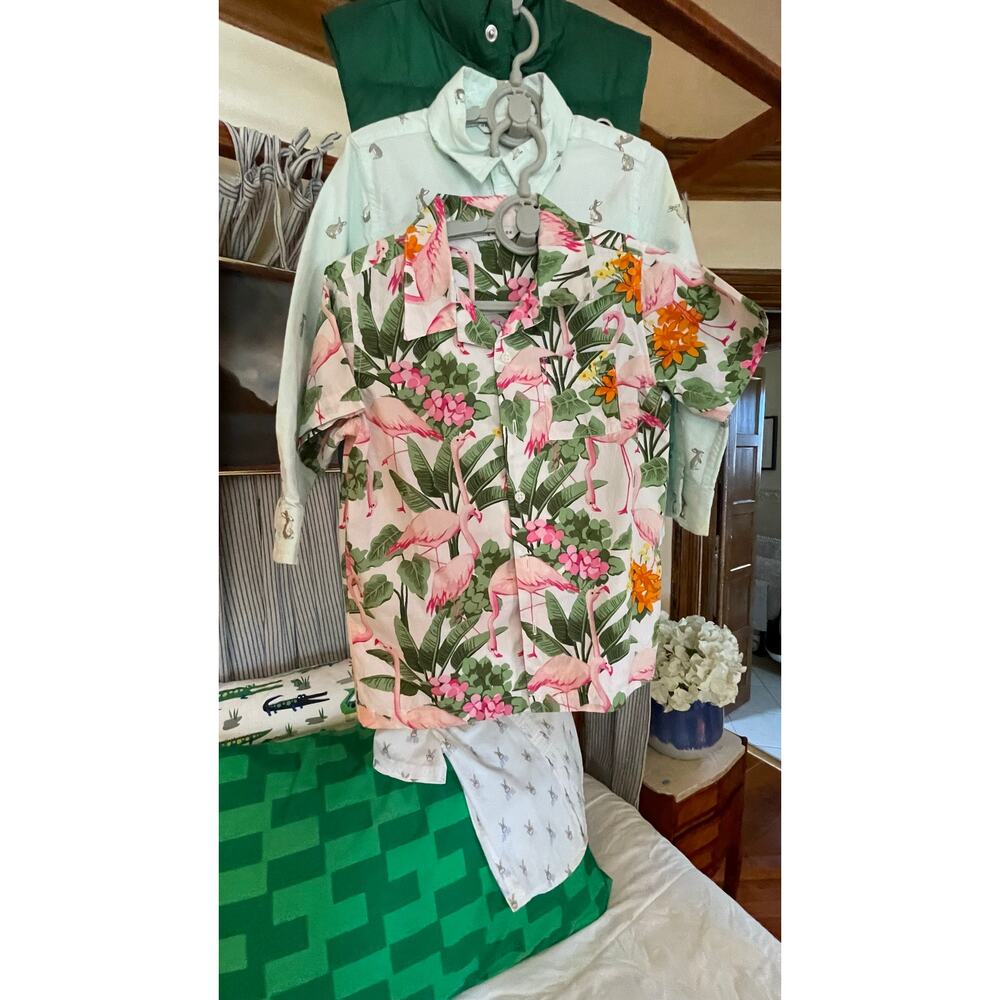 Janie and Jack Tropical Short Sleeve Shirt - Boys - Size 5